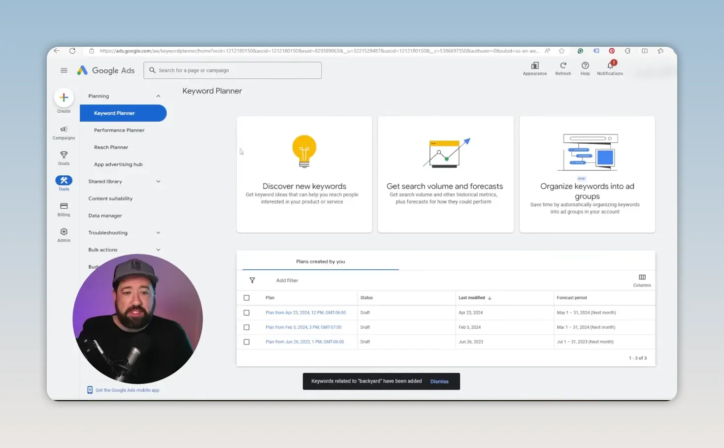 Google Keyword Planner: Nghiên cứu từ khóa SEO miễn phí