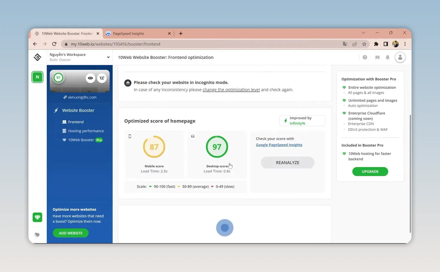 Tối ưu tốc độ website WordPress với PageSpeed Insights